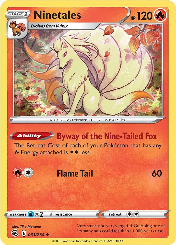 Ninetales (031/264) [Sword & Shield: Fusion Strike] | Amazing Games TCG