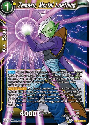 Zamasu, Mortal Loathing (BT16-091) [Realm of the Gods] | Amazing Games TCG