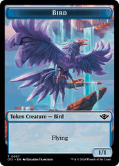 Treasure // Bird Double-Sided Token [Outlaws of Thunder Junction Tokens] | Amazing Games TCG