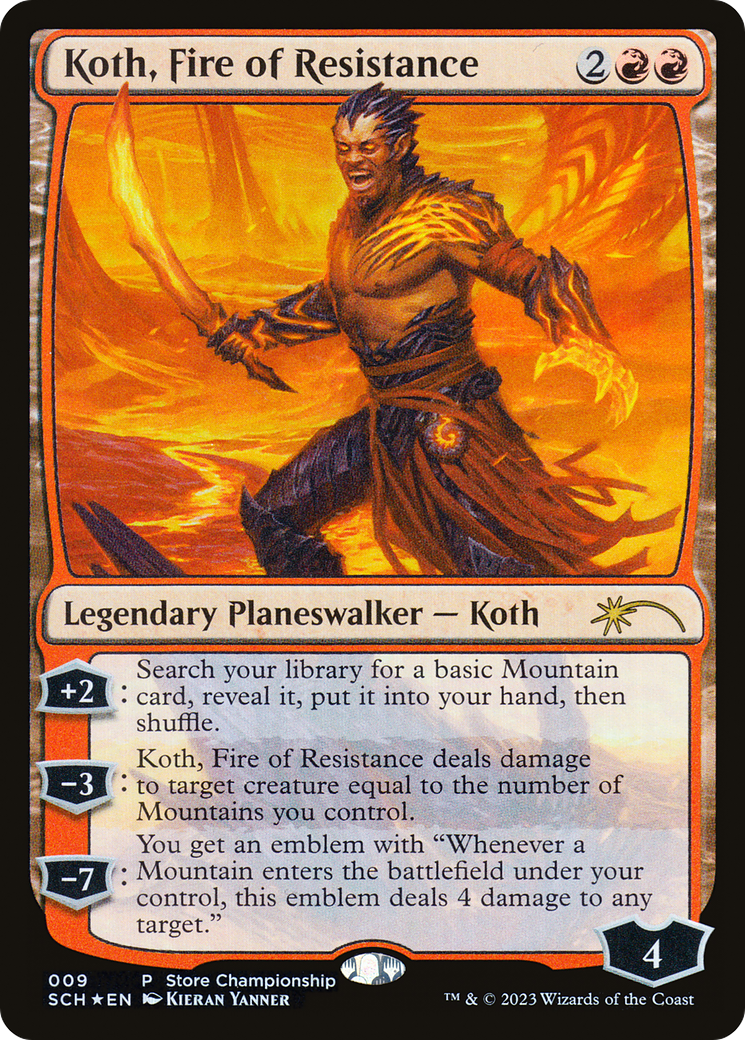 Koth, Fire of Resistance [Store Championships 2023] | Amazing Games TCG