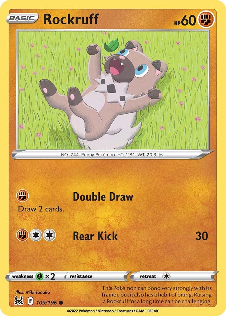 Rockruff (109/196) [Sword & Shield: Lost Origin] | Amazing Games TCG