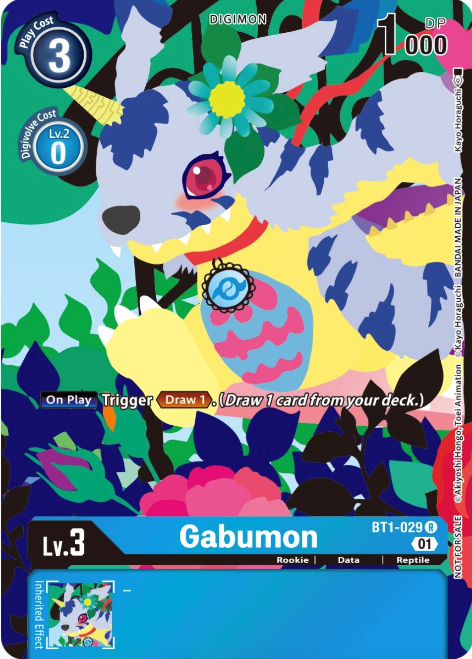 Gabumon [BT1-029] (Tamer's Card Set 2 Floral Fun) [Release Special Booster Promos] | Amazing Games TCG