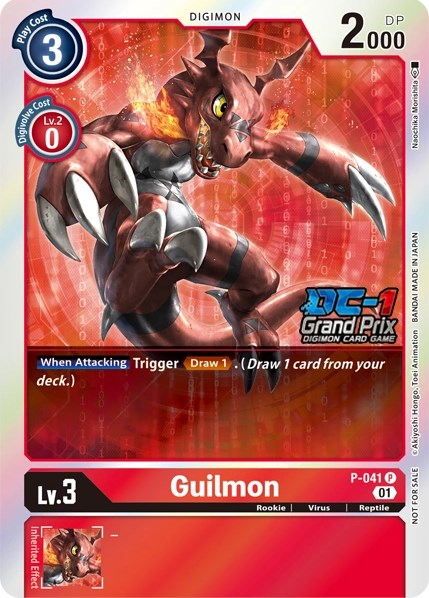 Guilmon [P-041] (Grand Prix 2022) [Promotional Cards] | Amazing Games TCG