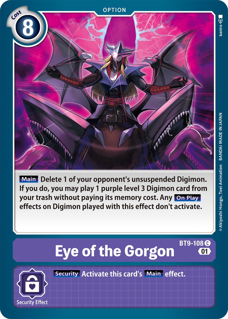 Eye of the Gorgon [BT9-108] [X Record] | Amazing Games TCG