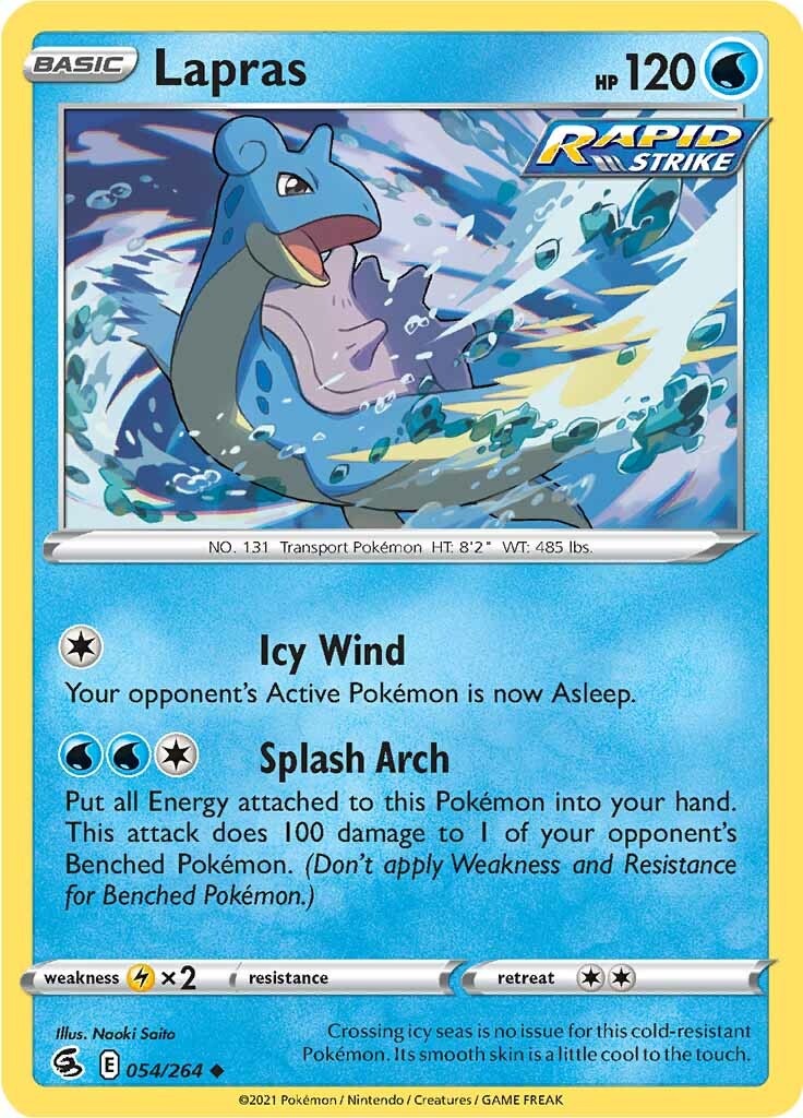 Lapras (054/264) [Sword & Shield: Fusion Strike] | Amazing Games TCG