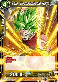 Kale, Uncontrollable Rage (Divine Multiverse Draft Tournament) (DB2-102) [Tournament Promotion Cards] | Amazing Games TCG