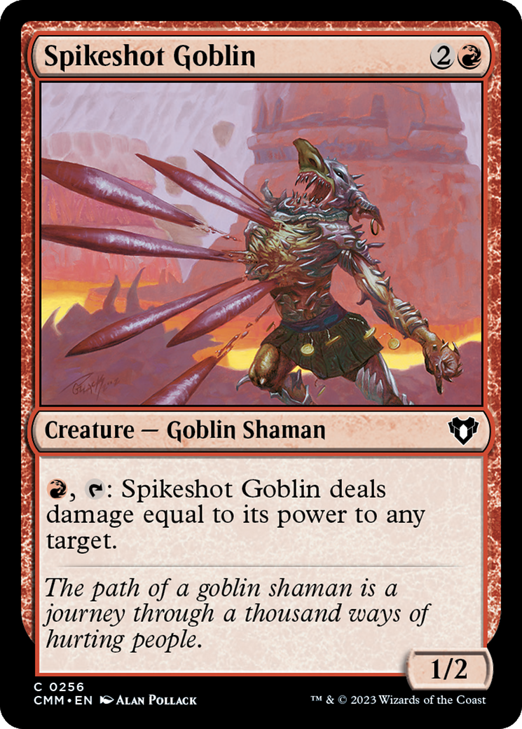 Spikeshot Goblin [Commander Masters] | Amazing Games TCG