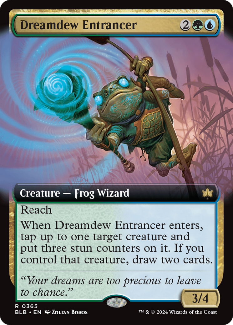 Dreamdew Entrancer (Extended Art) [Bloomburrow] | Amazing Games TCG