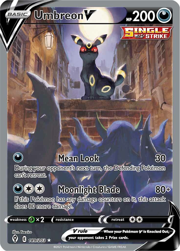 Umbreon V (189/203) [Sword & Shield: Evolving Skies] | Amazing Games TCG