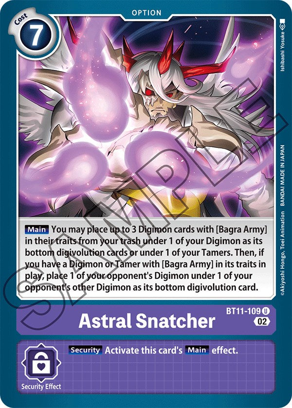 Astral Snatcher [BT11-109] [Dimensional Phase] | Amazing Games TCG
