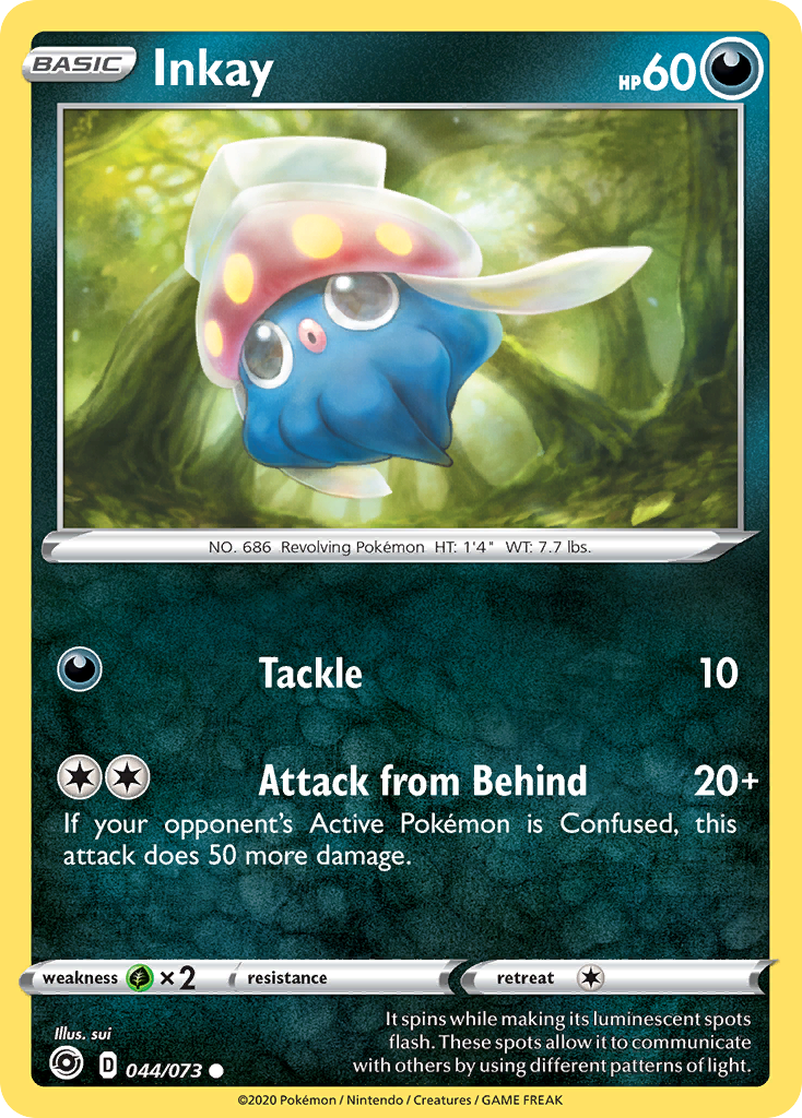 Inkay (044/073) [Sword & Shield: Champion's Path] | Amazing Games TCG