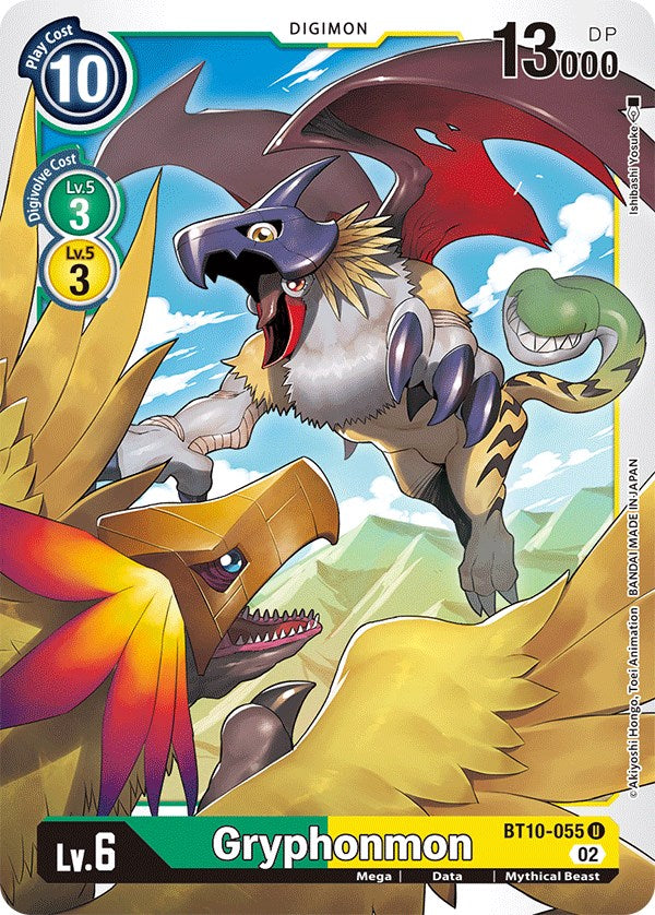 Gryphonmon [BT10-055] [Xros Encounter] | Amazing Games TCG