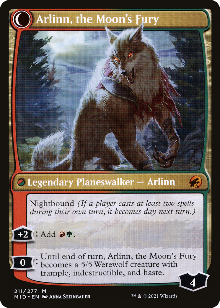 Arlinn, the Pack's Hope // Arlinn, the Moon's Fury [Secret Lair: From Cute to Brute] | Amazing Games TCG