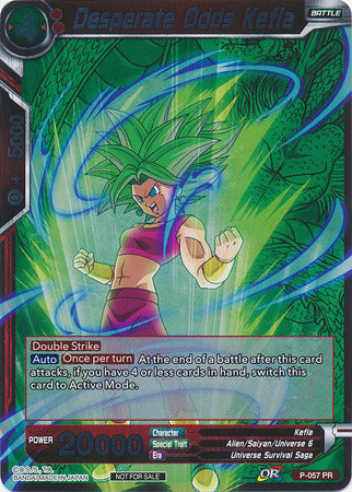 Desperate Odds Kefla (Event Pack 2 - 2018) (P-057_PR) [Promotion Cards] | Amazing Games TCG