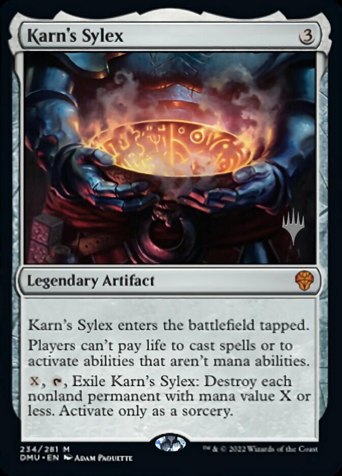 Karn's Sylex (Promo Pack) [Dominaria United Promos] | Amazing Games TCG