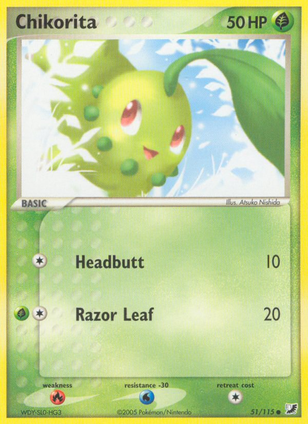 Chikorita (51/115) [EX: Unseen Forces] | Amazing Games TCG