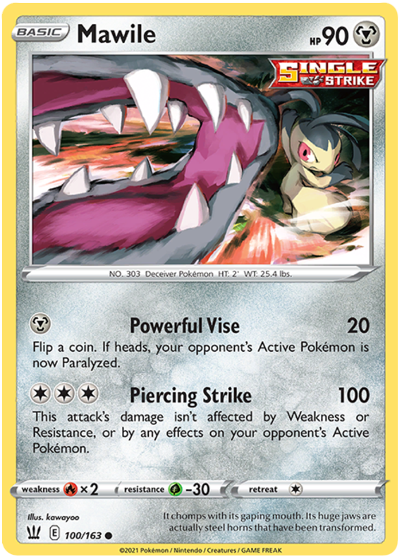 Mawile (100/163) [Sword & Shield: Battle Styles] | Amazing Games TCG