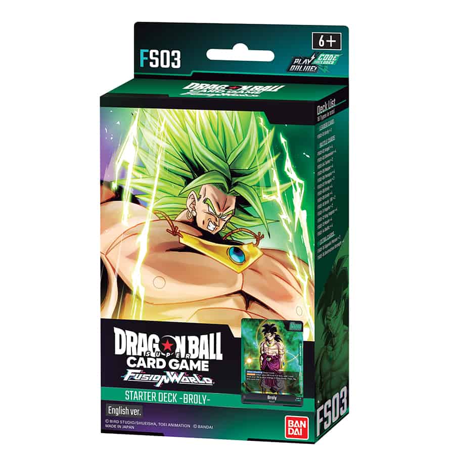 DBS FUSION WORLD: BROLY STARTER DECK 03 | Amazing Games TCG