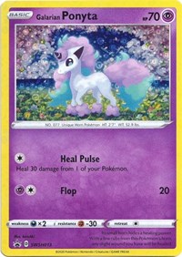 Galarian Ponyta (SWSH013) (General Mills Promo) [Sword & Shield: Black Star Promos] | Amazing Games TCG