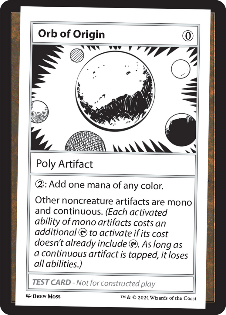 Orb of Origin [Mystery Booster 2 Playtest Cards] | Amazing Games TCG