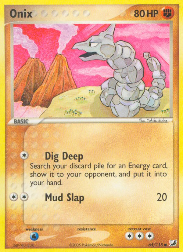 Onix (65/115) [EX: Unseen Forces] | Amazing Games TCG