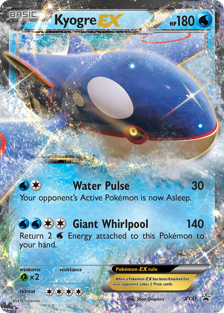 Kyogre EX (XY41) [XY: Black Star Promos] | Amazing Games TCG