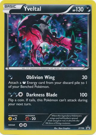 Yveltal (XY06) (Jumbo Card) [XY: Black Star Promos] | Amazing Games TCG