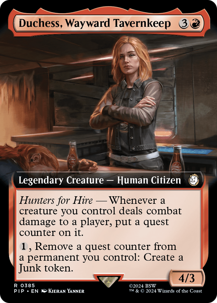 Duchess, Wayward Tavernkeep (Extended Art) [Fallout] | Amazing Games TCG