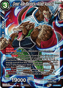 Great Ape Bardock, Allied Assault (P-318) [Tournament Promotion Cards] | Amazing Games TCG