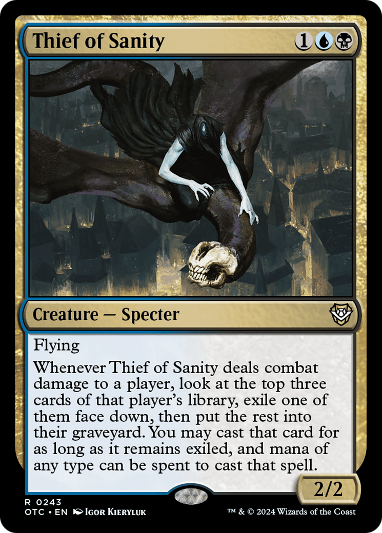 Thief of Sanity [Outlaws of Thunder Junction Commander] | Amazing Games TCG