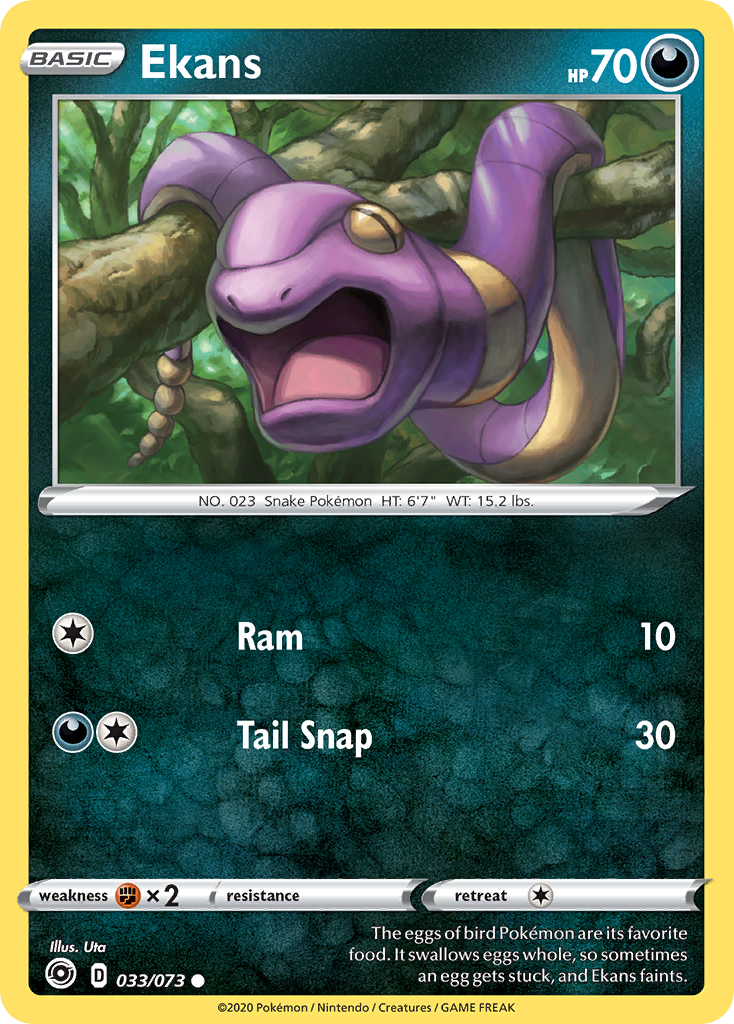 Ekans (033/073) [Sword & Shield: Champion's Path] | Amazing Games TCG