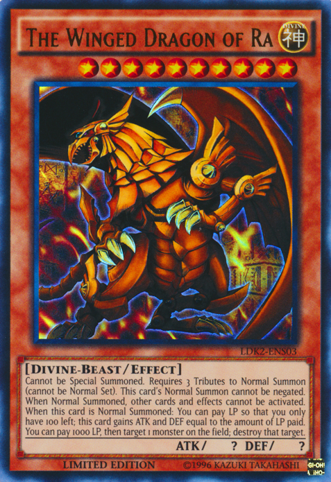 The Winged Dragon of Ra [LDK2-ENS03] Ultra Rare | Amazing Games TCG