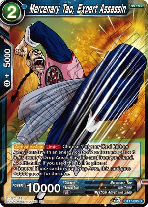 Mercenary Tao, Expert Assassin (BT17-035) [Ultimate Squad] | Amazing Games TCG