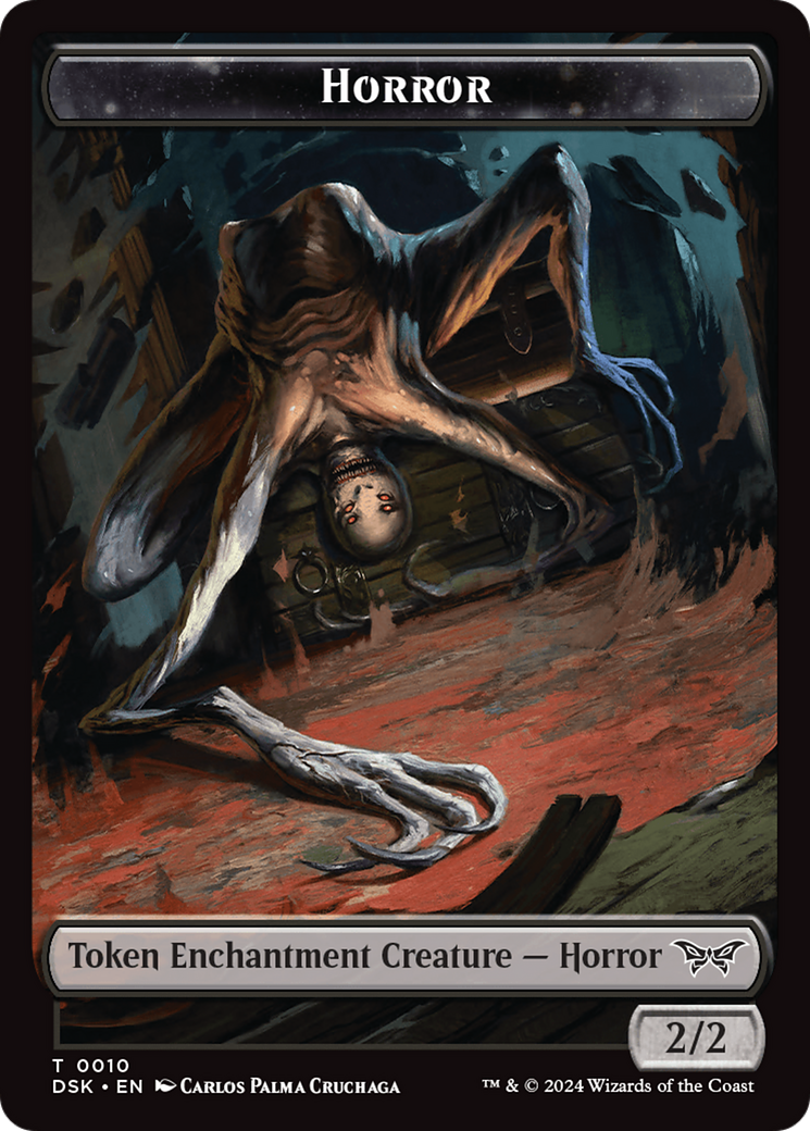 Horror Token [Duskmourn: House of Horror Tokens] | Amazing Games TCG