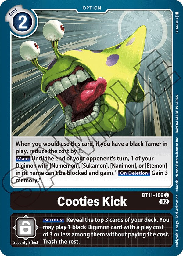 Cooties Kick [BT11-106] [Dimensional Phase] | Amazing Games TCG