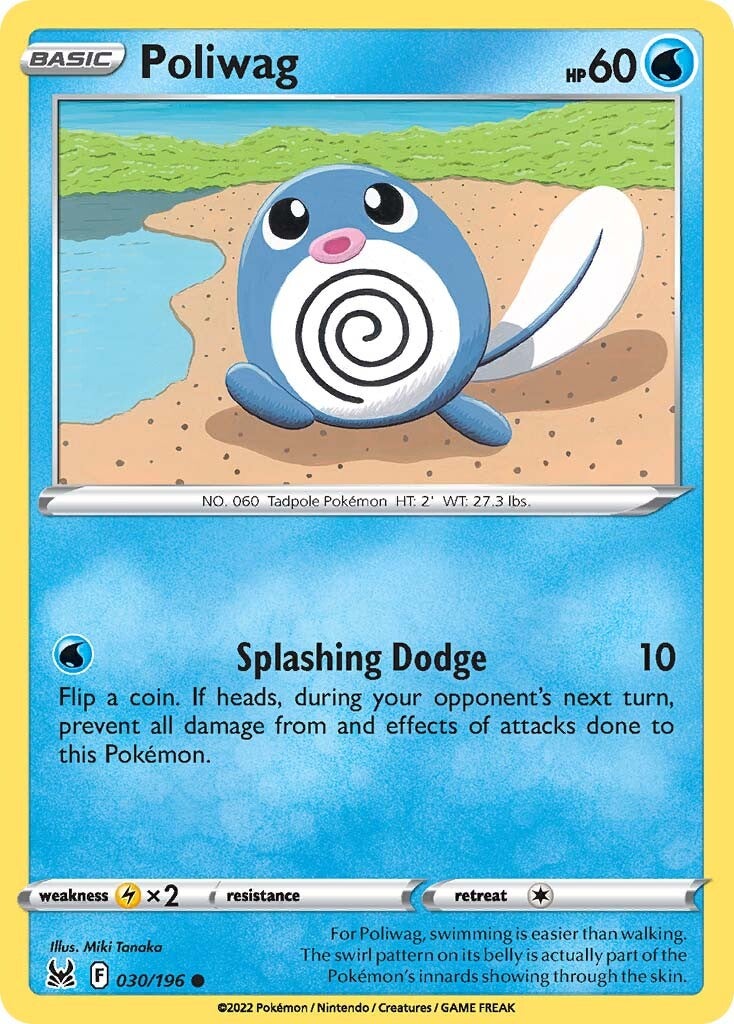 Poliwag (030/196) [Sword & Shield: Lost Origin] | Amazing Games TCG