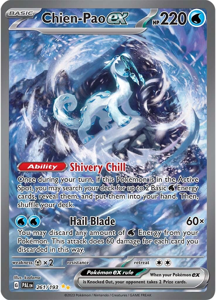 Chien-Pao ex (261/193) [Scarlet & Violet: Paldea Evolved] | Amazing Games TCG