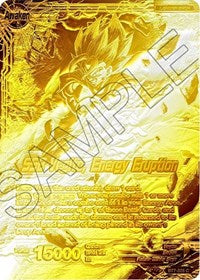 Son Goku & Vegeta // SSB Vegito, Energy Eruption (Championship Final 2019) (Gold Metal Foil) (BT7-025_PR) [Tournament Promotion Cards] | Amazing Games TCG