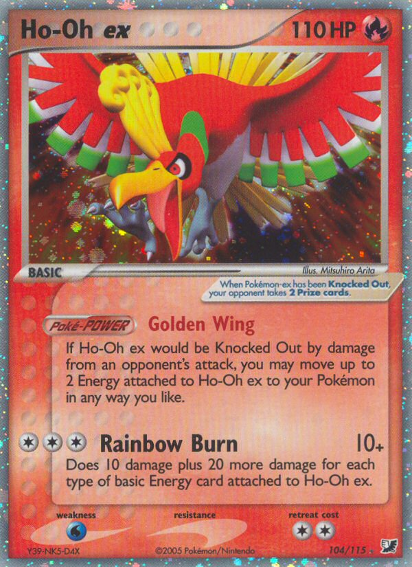 Ho-Oh ex (104/115) [EX: Unseen Forces] | Amazing Games TCG