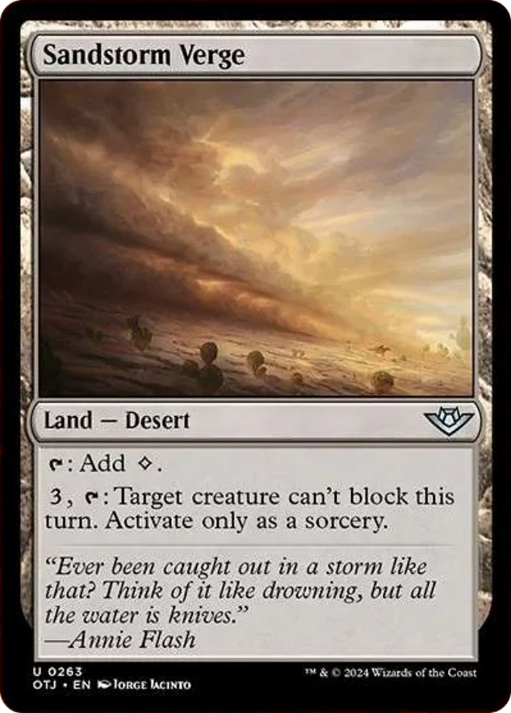 Sandstorm Verge [Outlaws of Thunder Junction] | Amazing Games TCG