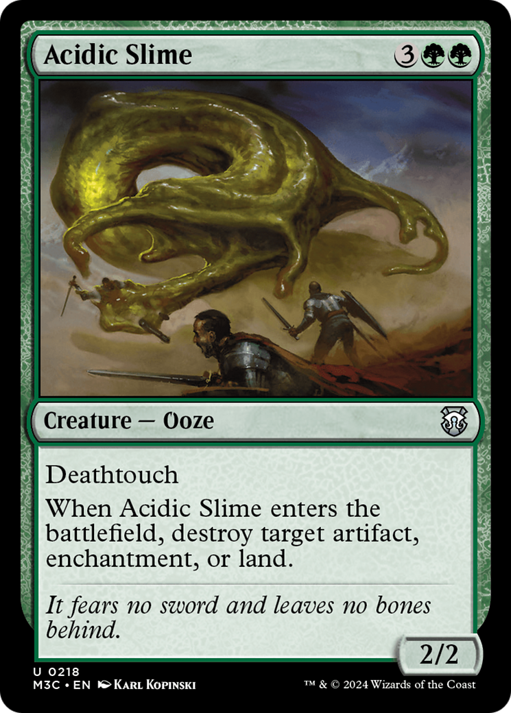 Acidic Slime (Ripple Foil) [Modern Horizons 3 Commander] | Amazing Games TCG