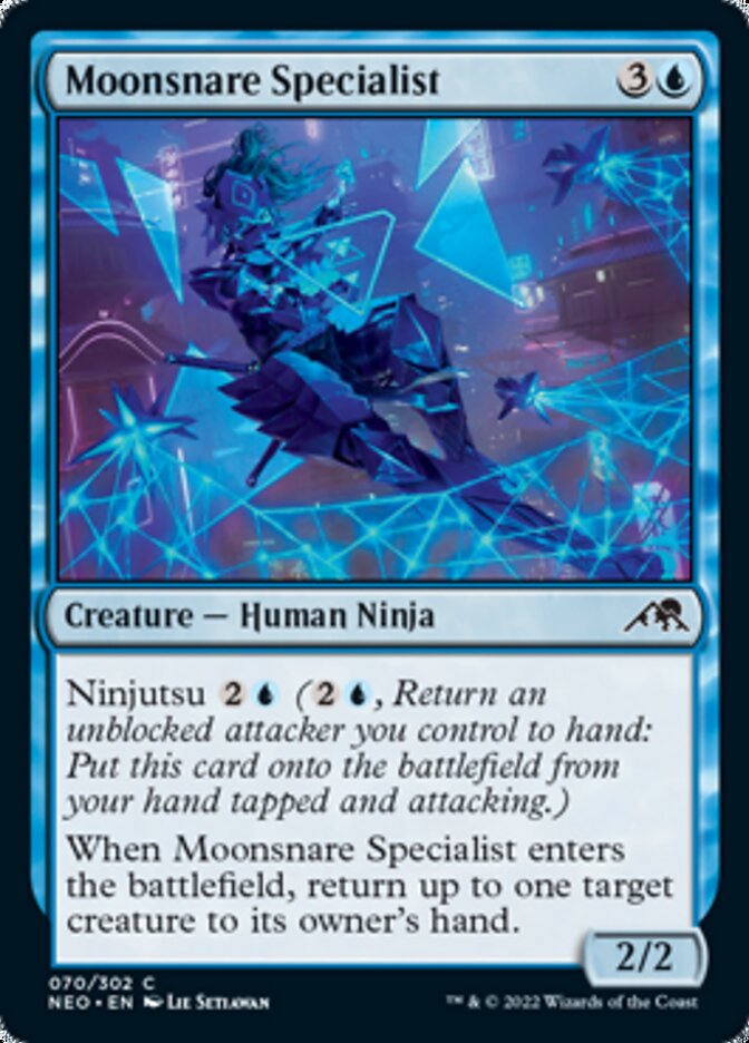 Moonsnare Specialist [Kamigawa: Neon Dynasty] | Amazing Games TCG