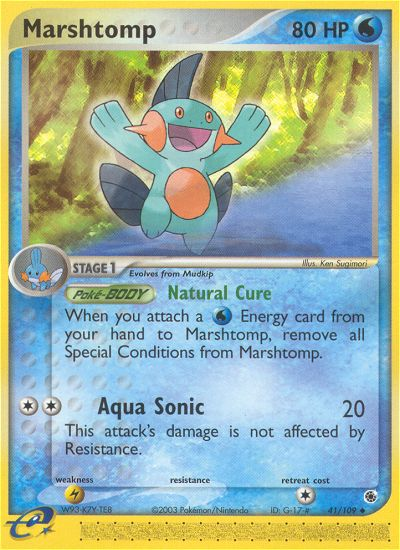 Marshtomp (41/109) [EX: Ruby & Sapphire] | Amazing Games TCG