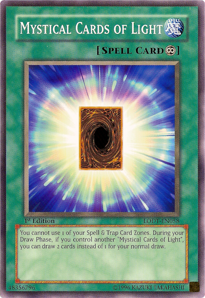 Mystical Cards of Light [LODT-EN058] Common | Amazing Games TCG