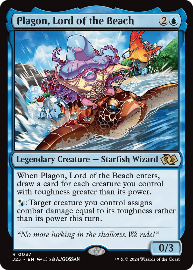 Plagon, Lord of the Beach (Anime) [Foundations Jumpstart] | Amazing Games TCG