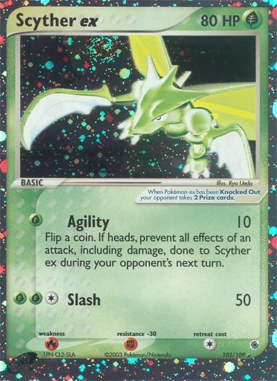 Scyther ex (102/109) [EX: Ruby & Sapphire] | Amazing Games TCG