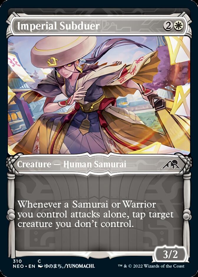 Imperial Subduer (Showcase Samurai) [Kamigawa: Neon Dynasty] | Amazing Games TCG