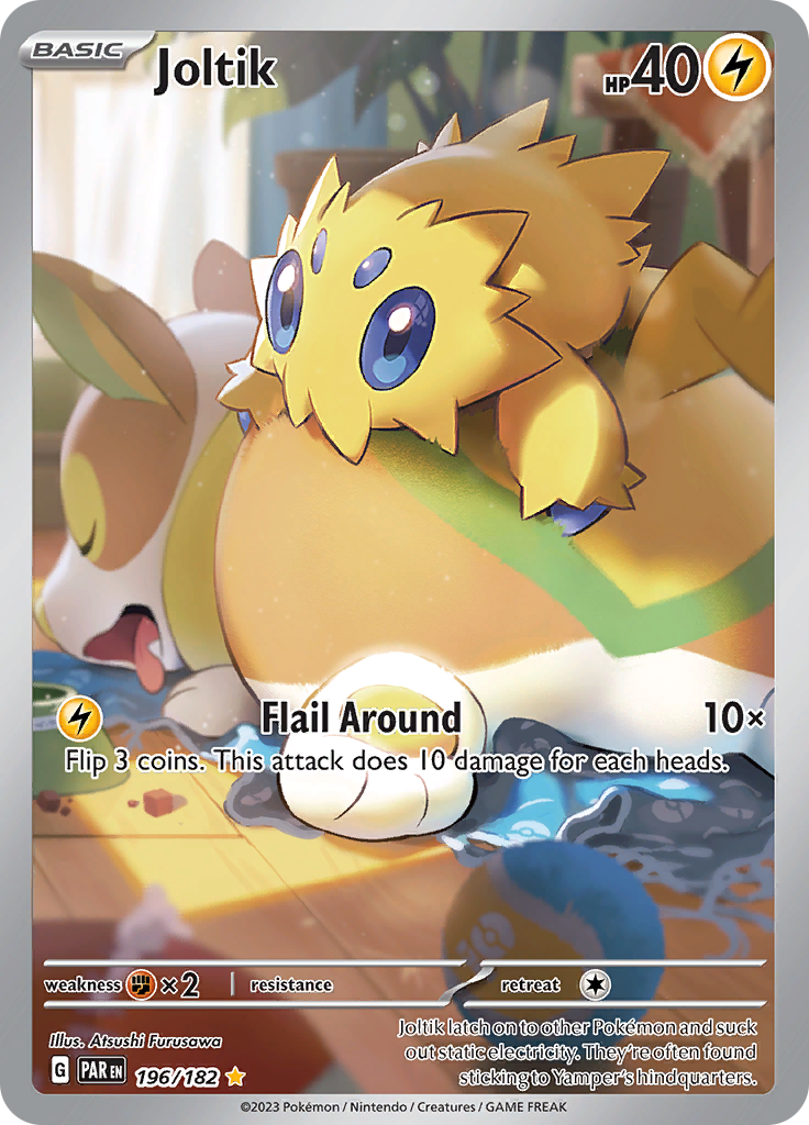 Joltik (196/182) [Scarlet & Violet: Paradox Rift] | Amazing Games TCG