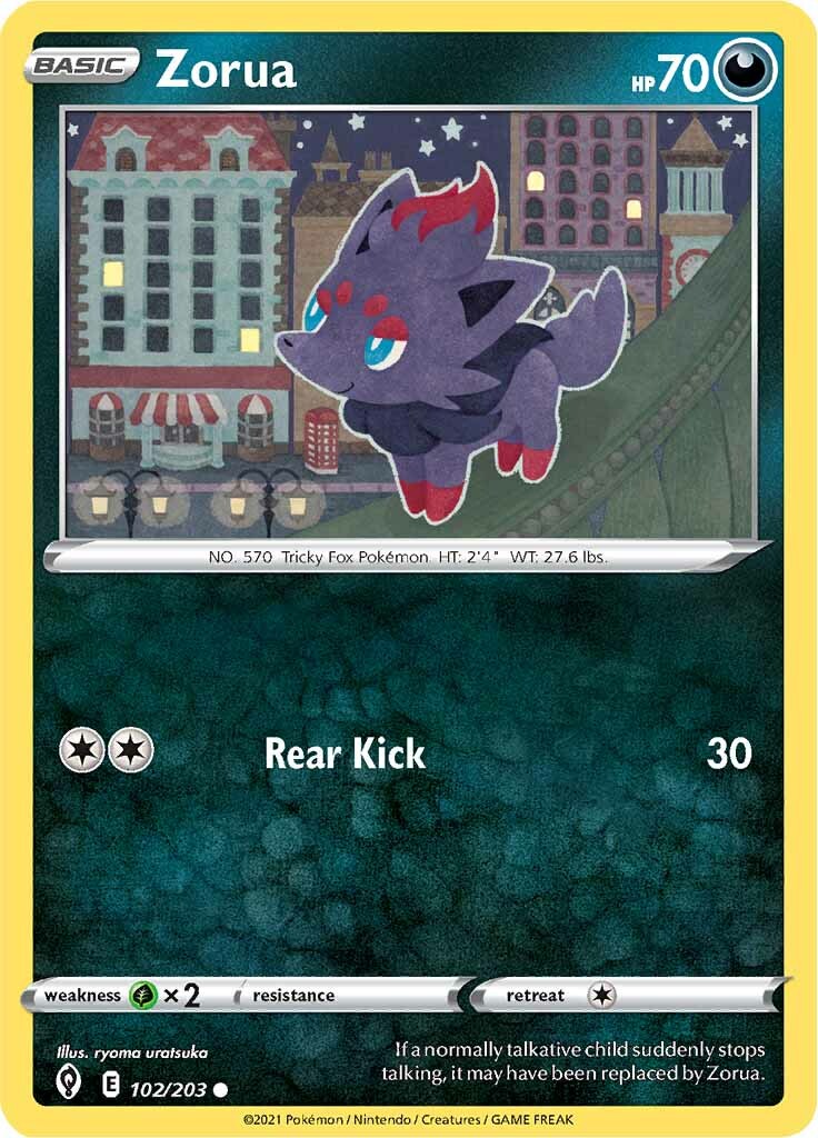 Zorua (102/203) [Sword & Shield: Evolving Skies] | Amazing Games TCG