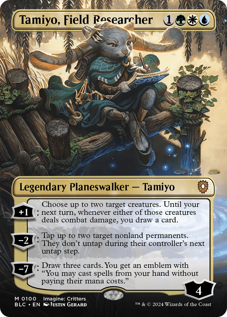 Tamiyo, Field Researcher (Borderless) [Bloomburrow Commander] | Amazing Games TCG